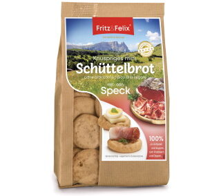 Mini Schüttelbrot with bacon 125g